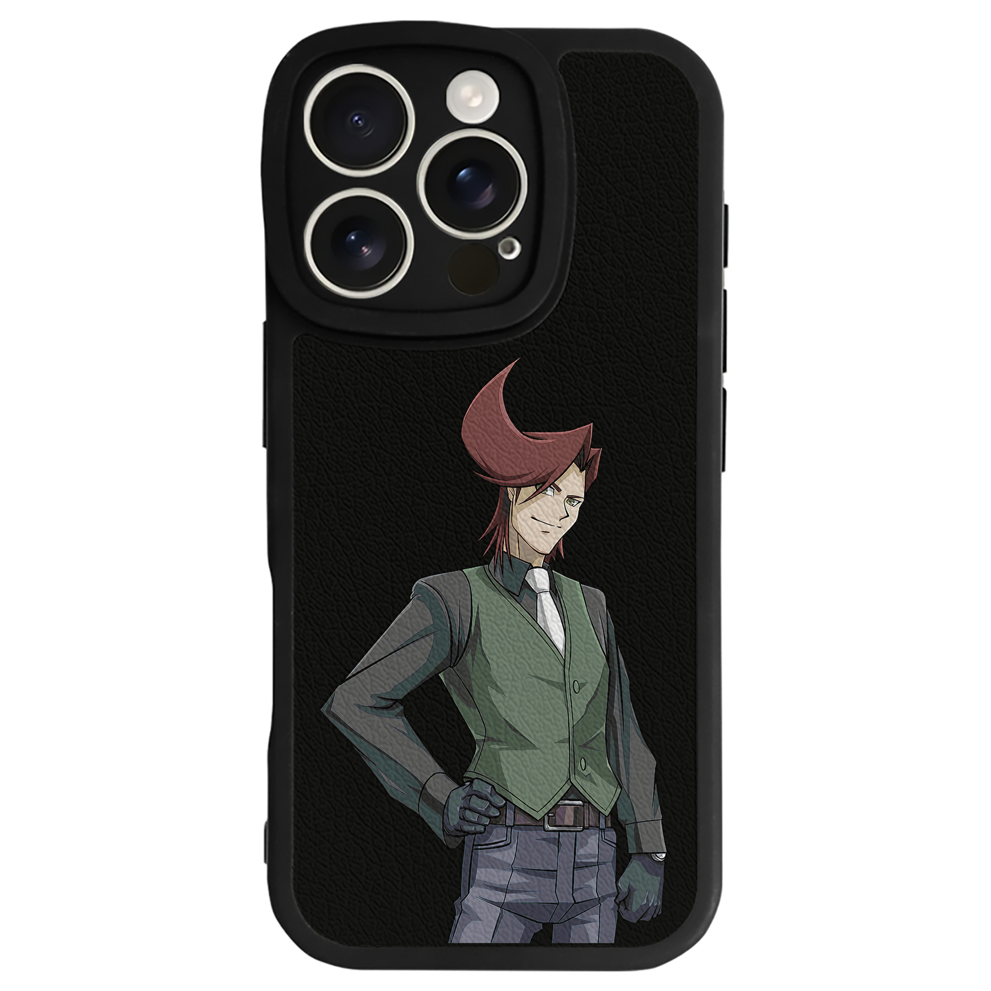遊☆戯☆王 Yu-Gi-Oh! 【iPhone 16シリーズ対応】シリコンスマホケース（レザー調） 材質：シリコン